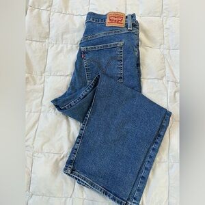 Levi's Ribcage Straight Ankle Indigo Jeans